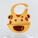 Babador NIKO de Silicone com Bolso Pega Migalhas