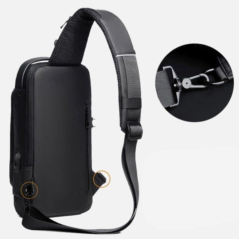 Mochila Anti-Furto com Senha USB Slim Bag